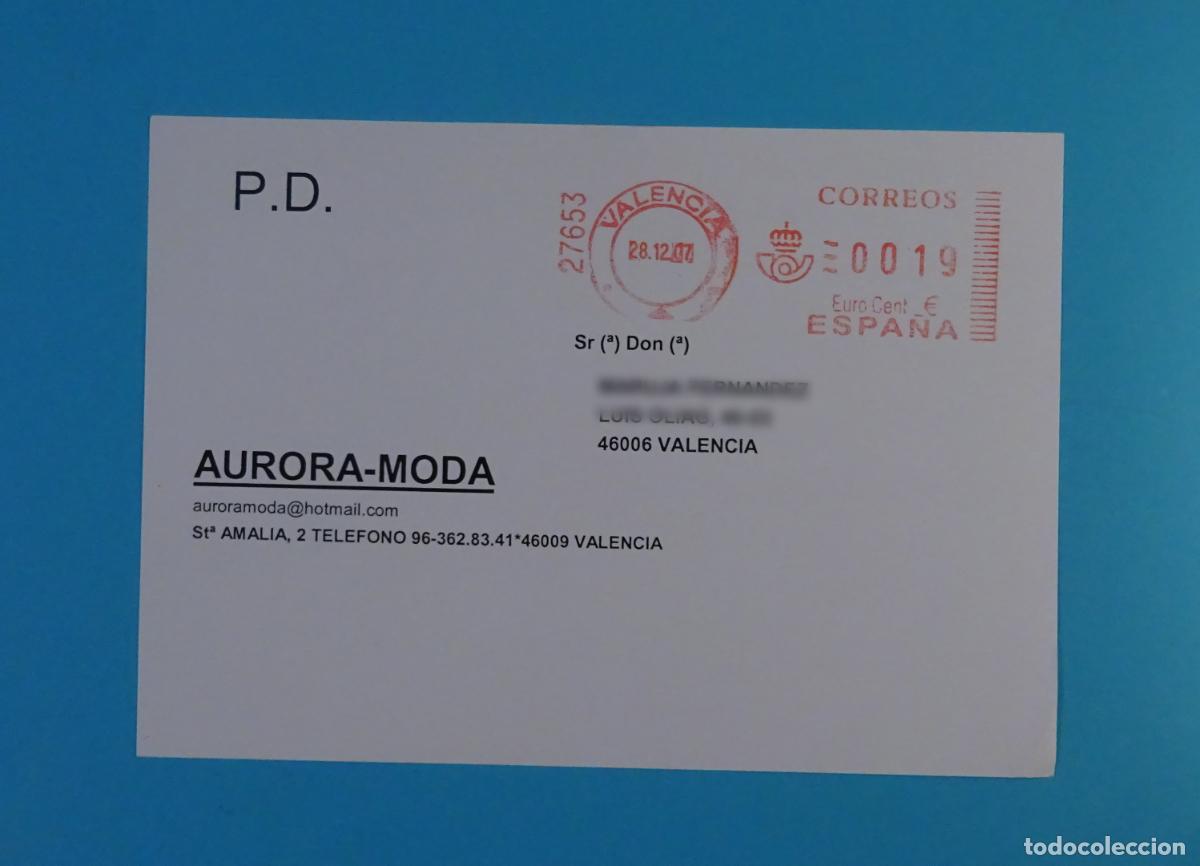 Sellos: FRANQUEO MEC&Aacute;NICO N&ordm; 27653 AURORA-MODA - Foto 1