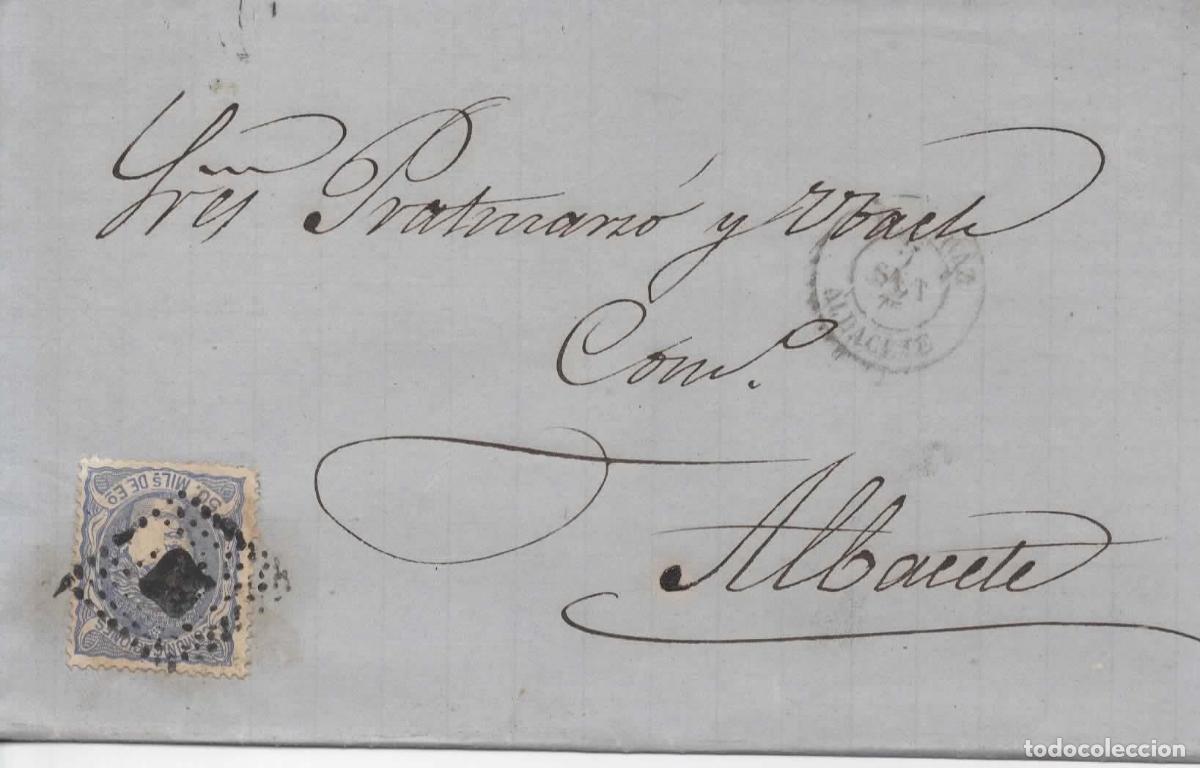 Sellos: ALCARAZ ALBACETE CC 1872 - Foto 1