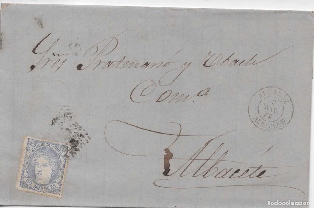Sellos: ALCARAZ ALBACETE CC 1872 - Foto 1