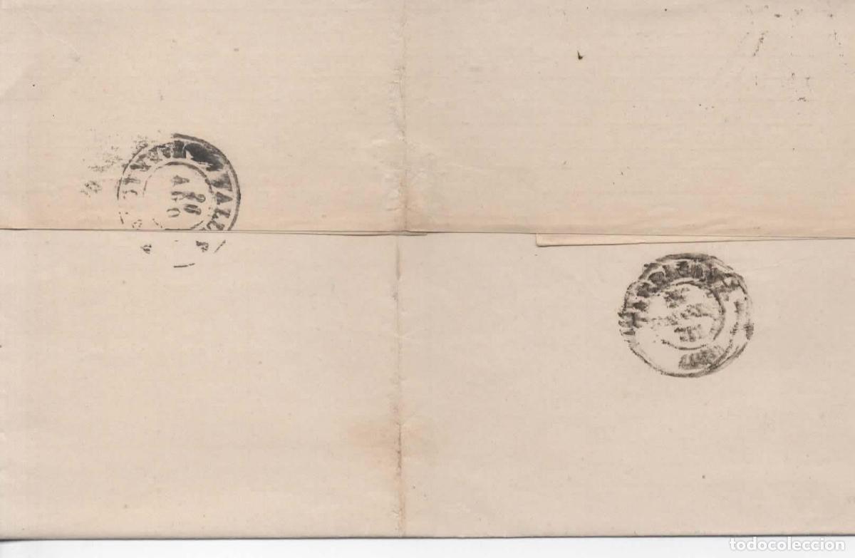 Sellos: VENDRELL TARRAGONA A VALLS 1871 - Foto 2