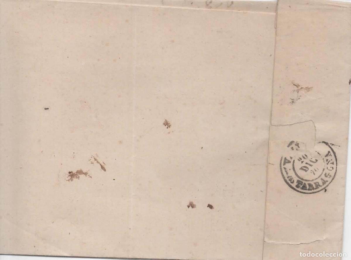 Sellos: TORDERA ? TARRAGONA A VALLS 1871 - Foto 2