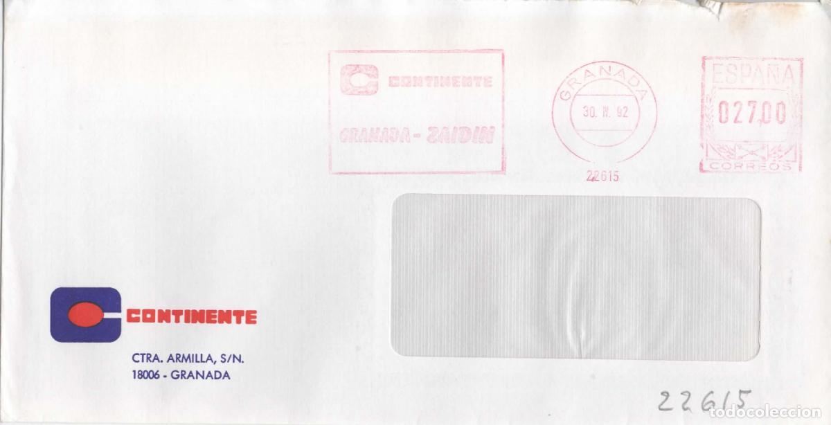 Sellos: FRANQUEO MECANICO METER GRANADA CONTINENTE ZAIDIN - Foto 1