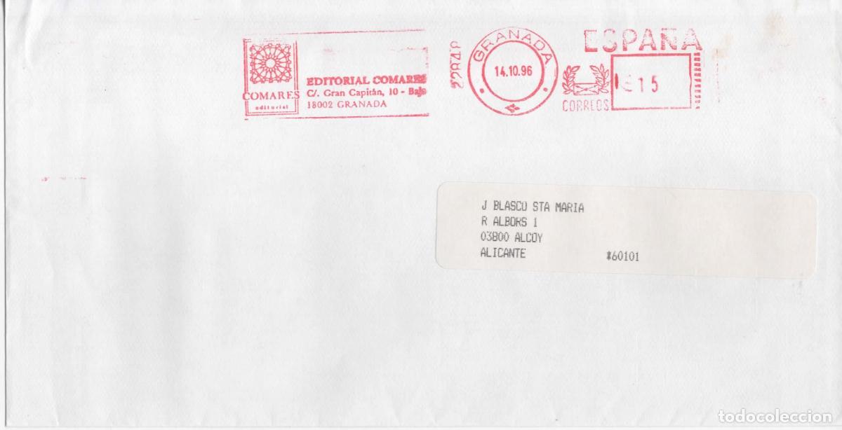 Timbres: FRANQUEO MECANICO METER GRANADA EDITORIAL COMARES