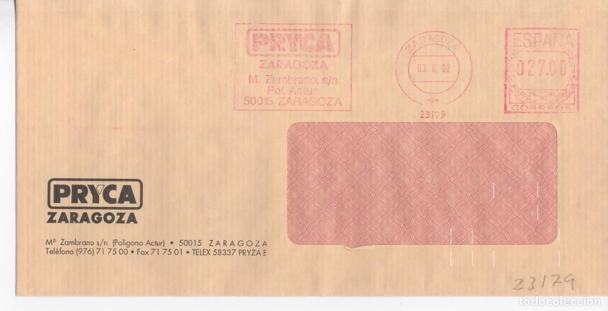 Sellos: FRANQUEO MECANICO METER ZARAGOZA PRYCA - Foto 1