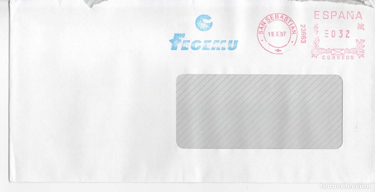 Sellos: FRANQUEO MECANICO METER SAN SEBASTIAN FECEMU - Foto 1