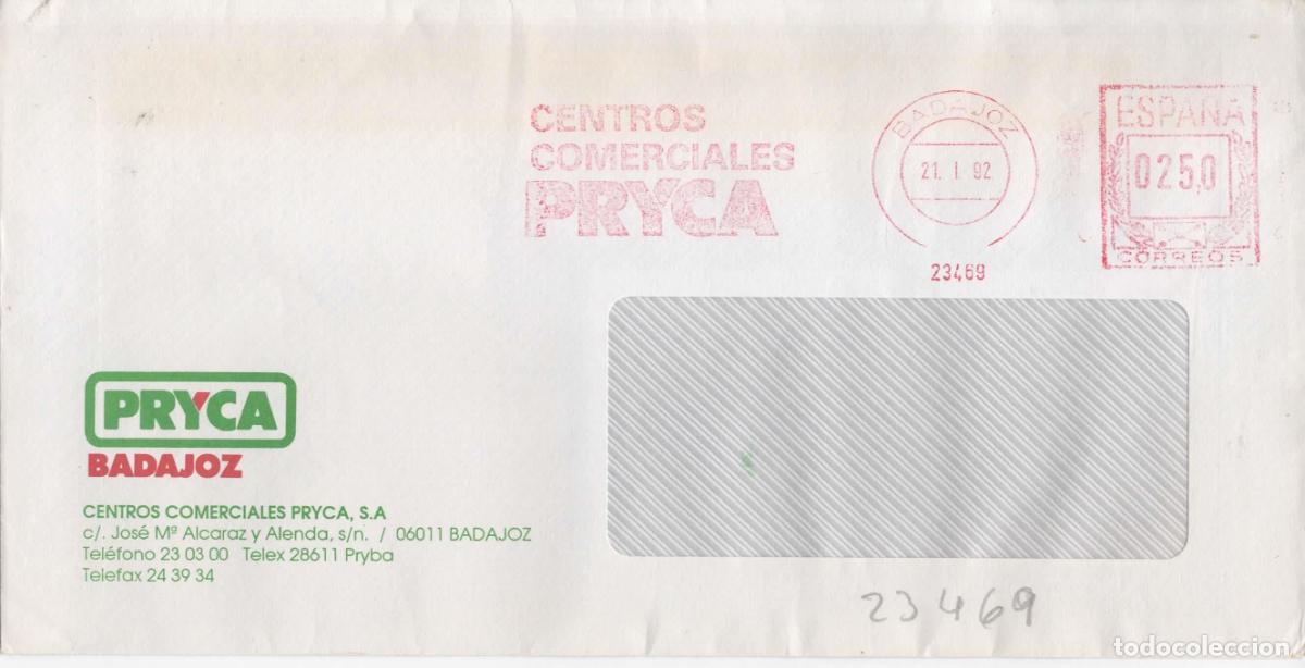 Timbres: FRANQUEO MECANICO METER BADAJOZ PRYCA