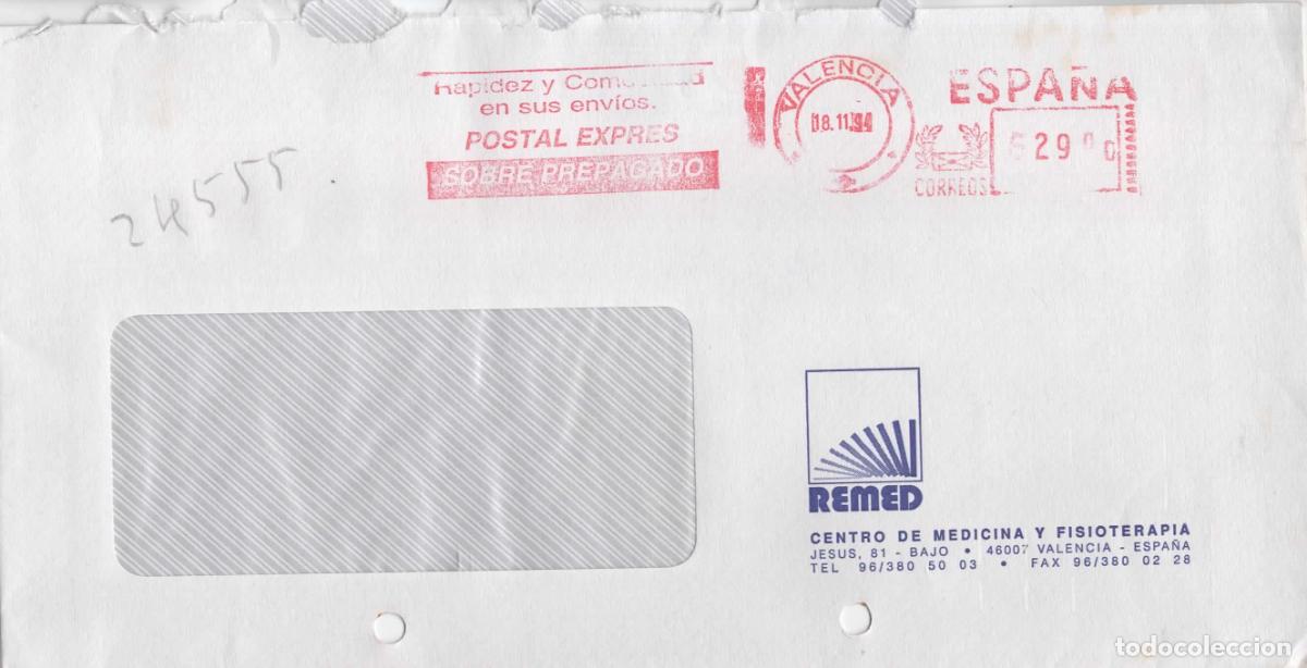 Sellos: FRANQUEO MECANICO METER VALENCIA CORREOS - Foto 1