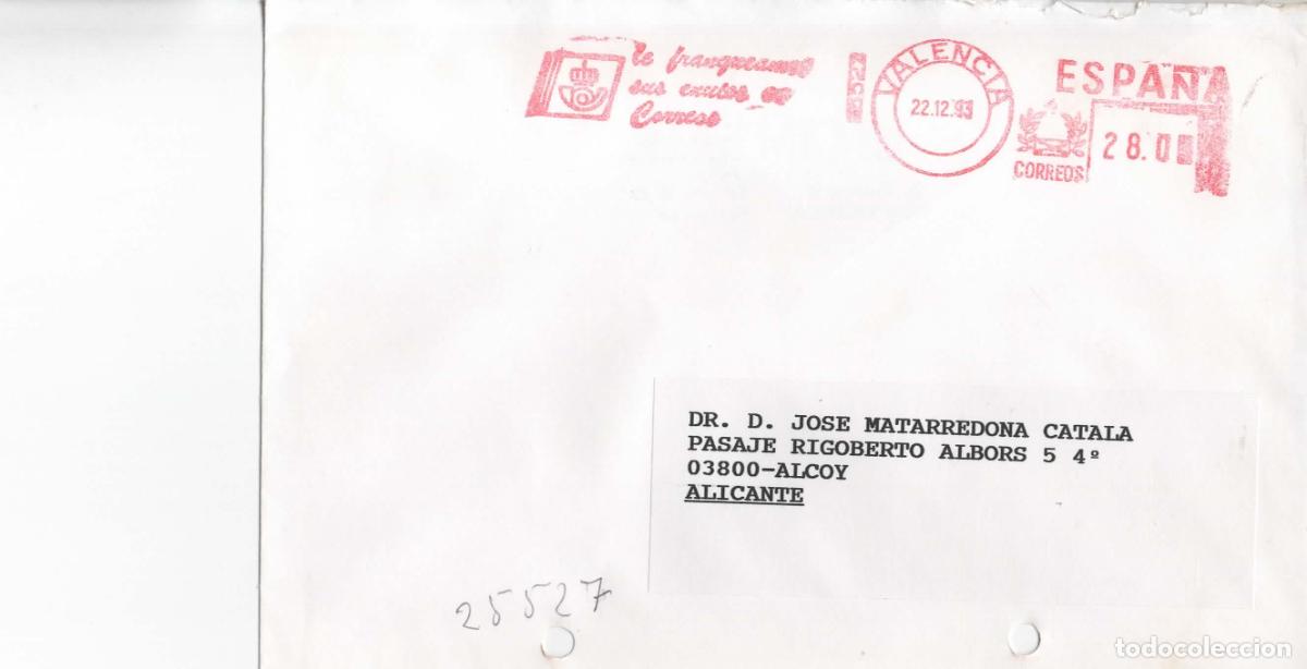 Sellos: FRANQUEO MECANICO METER VALENCIA CORREOS - Foto 1