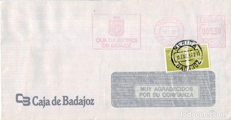 Sellos: EMS10320. HISTORIA POSTAL. 1987, Sobre circulado desde Merida - Foto 1