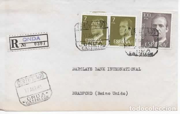 Sellos: ONDA CASTELLON FRONTAL FRONT CERTIFICADA A INGLATERRA - Foto 1