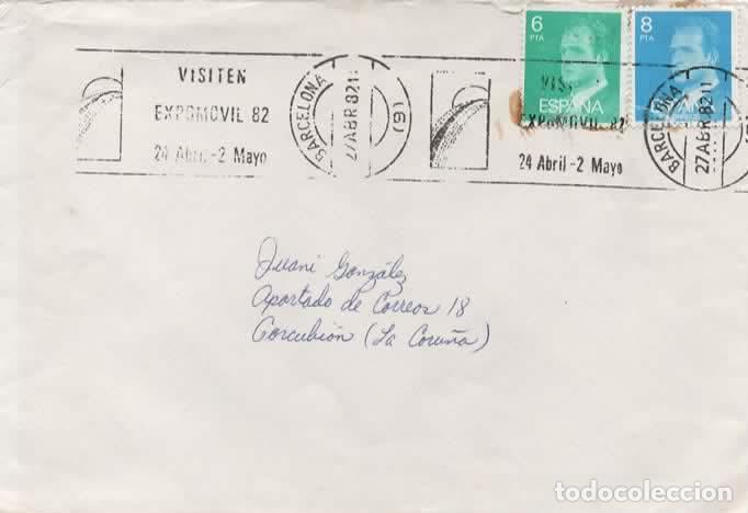 Sellos: BARCELONA 1982 RODILLO EXPOMOVIL 82 - Foto 1