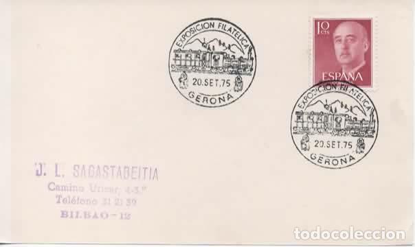 Sellos: GERONA 1975 TREN RAILWAY FERROCARRIL - Foto 1