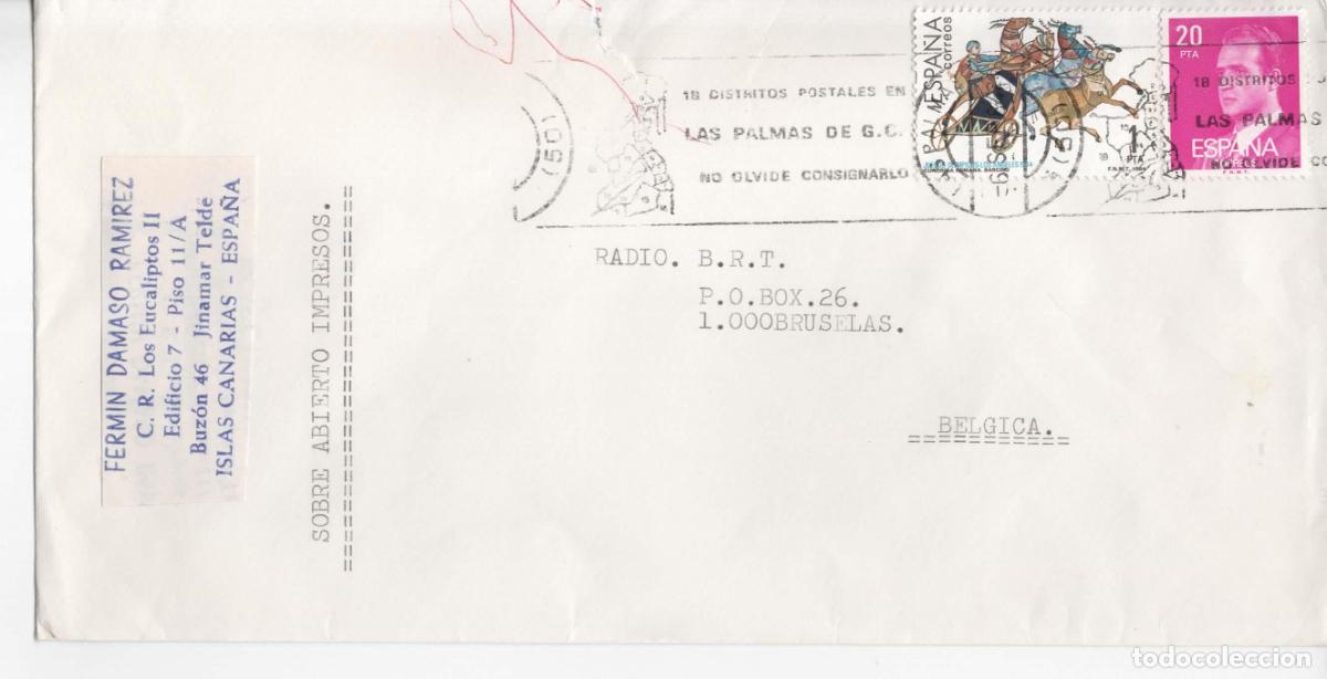 Sellos: LAS PALMAS CC RODILLO DISTRITOS POSTALES - Foto 1