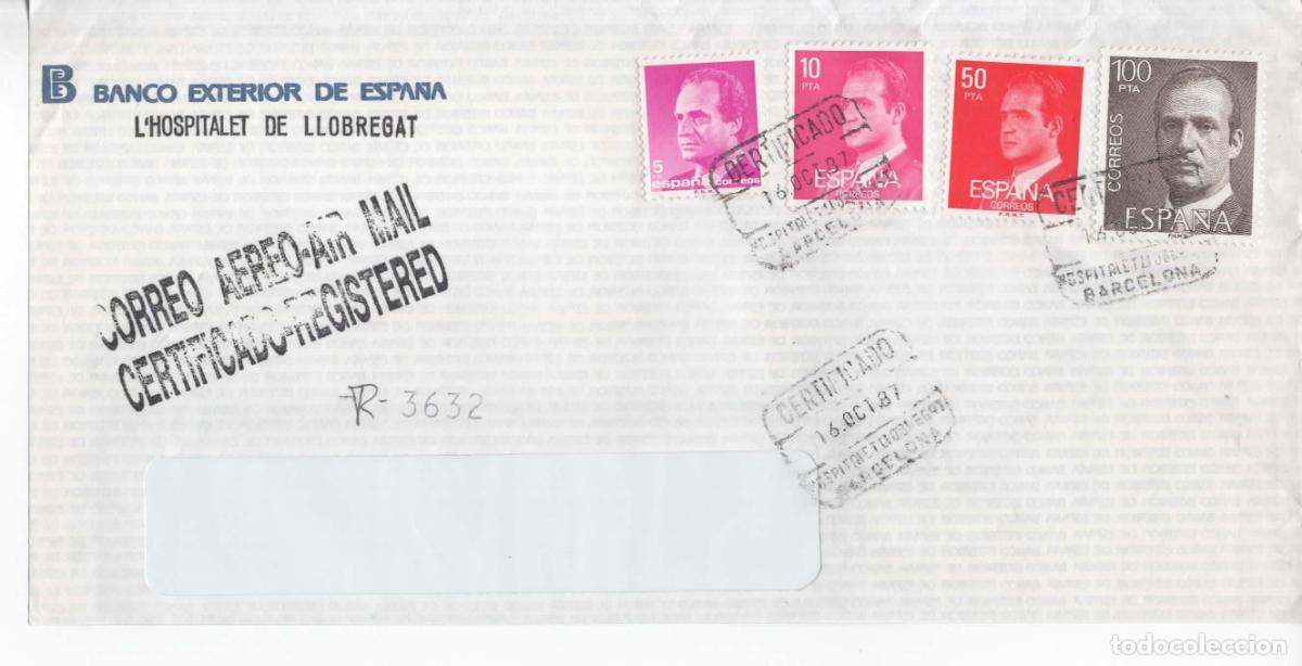 Sellos: HOSPITALET DE LLOBREGAT FRONTAL FRONT CERTIFICADA 1987 - Foto 1
