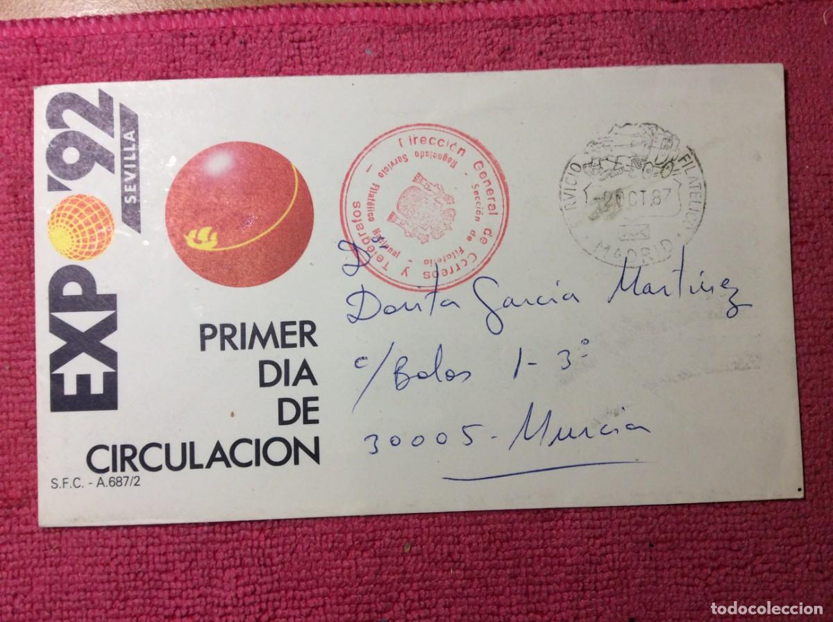 Sellos: ESPA&Ntilde;A 1987. CARTA CIRCULADA (1BBV34) - Foto 1