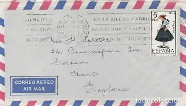 Sellos: BENIDORM ALICANTE CC TRAJE TIPICO CORU&Ntilde;A - Foto 1