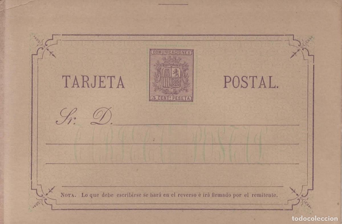 Sellos: ENTERO POSTAL ALFONSO XII 1875 - Foto 1
