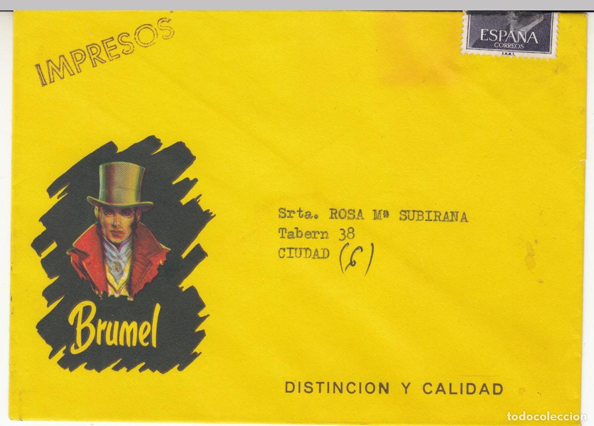 Sellos: SOBRE MEMBRETE BRUMEL - Foto 1