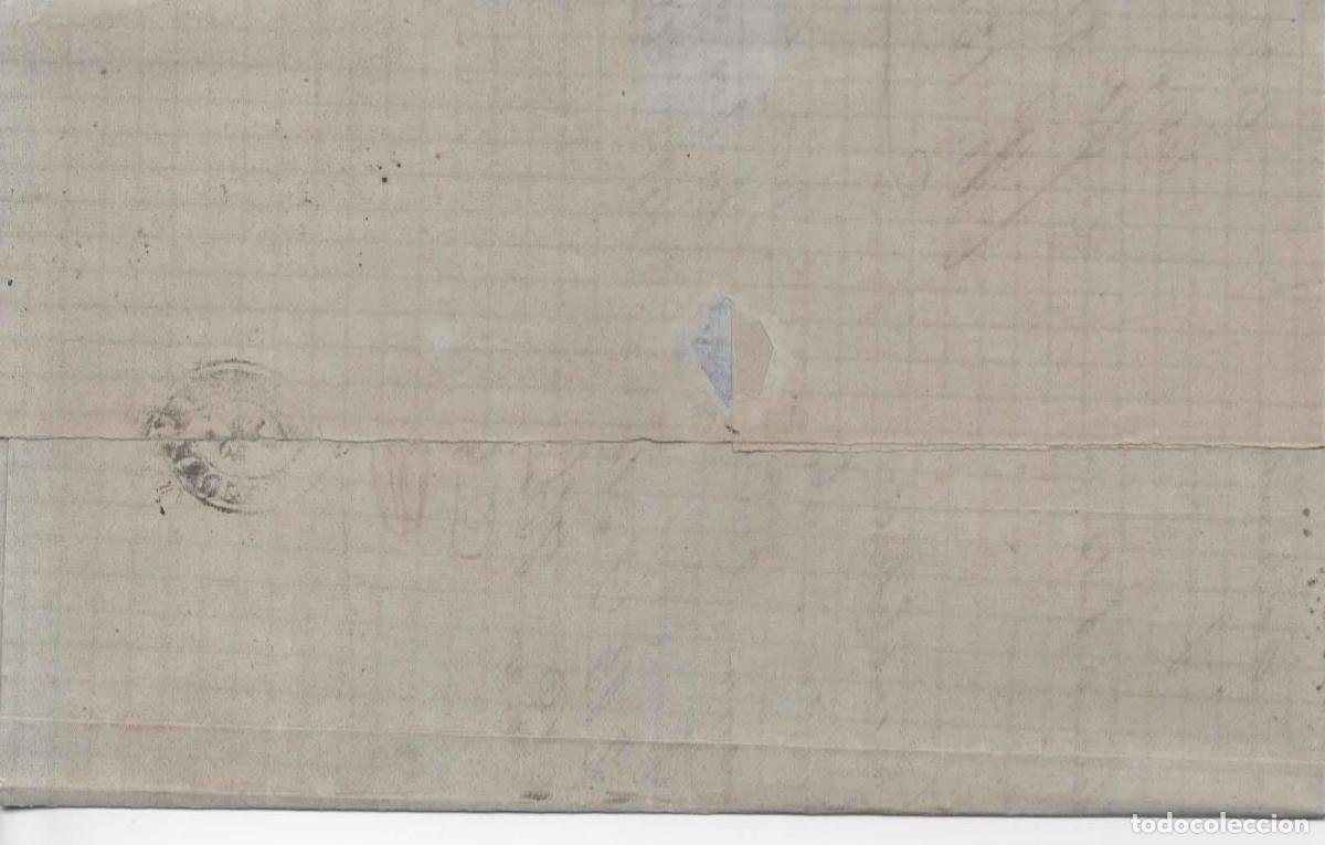 Sellos: HARO LA RIOJA A TOLOSA 1872 ENVUELTA - Foto 2