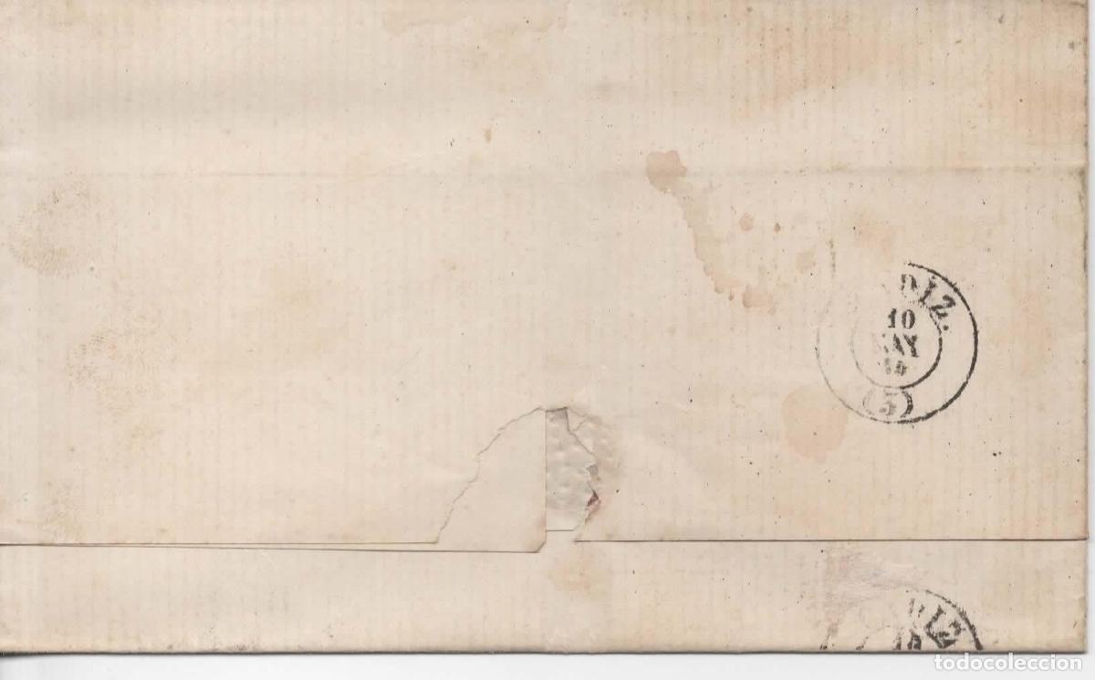 Sellos: NIEBLA HUELVA A CADIZ 1870 - Foto 2