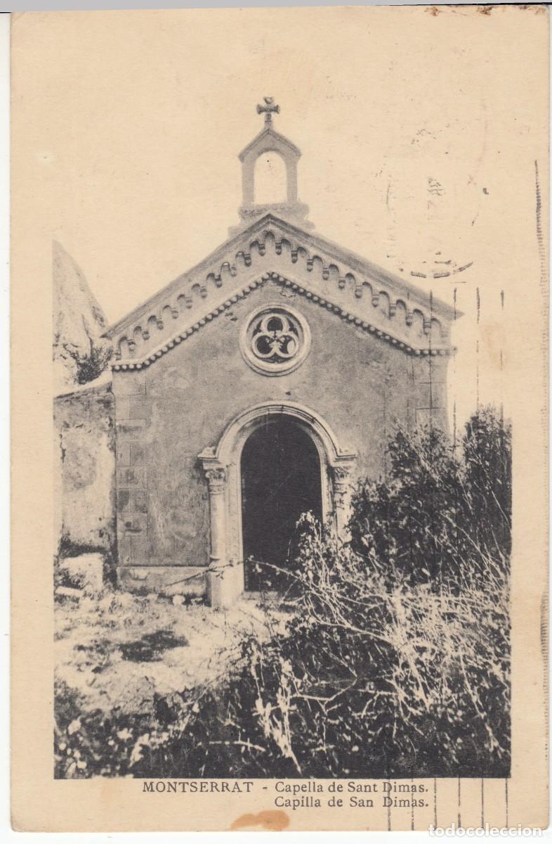 Sellos: TARJETA POSTAL MONTSERRAT. CAPILLA DE SAN DIMAS - Foto 1