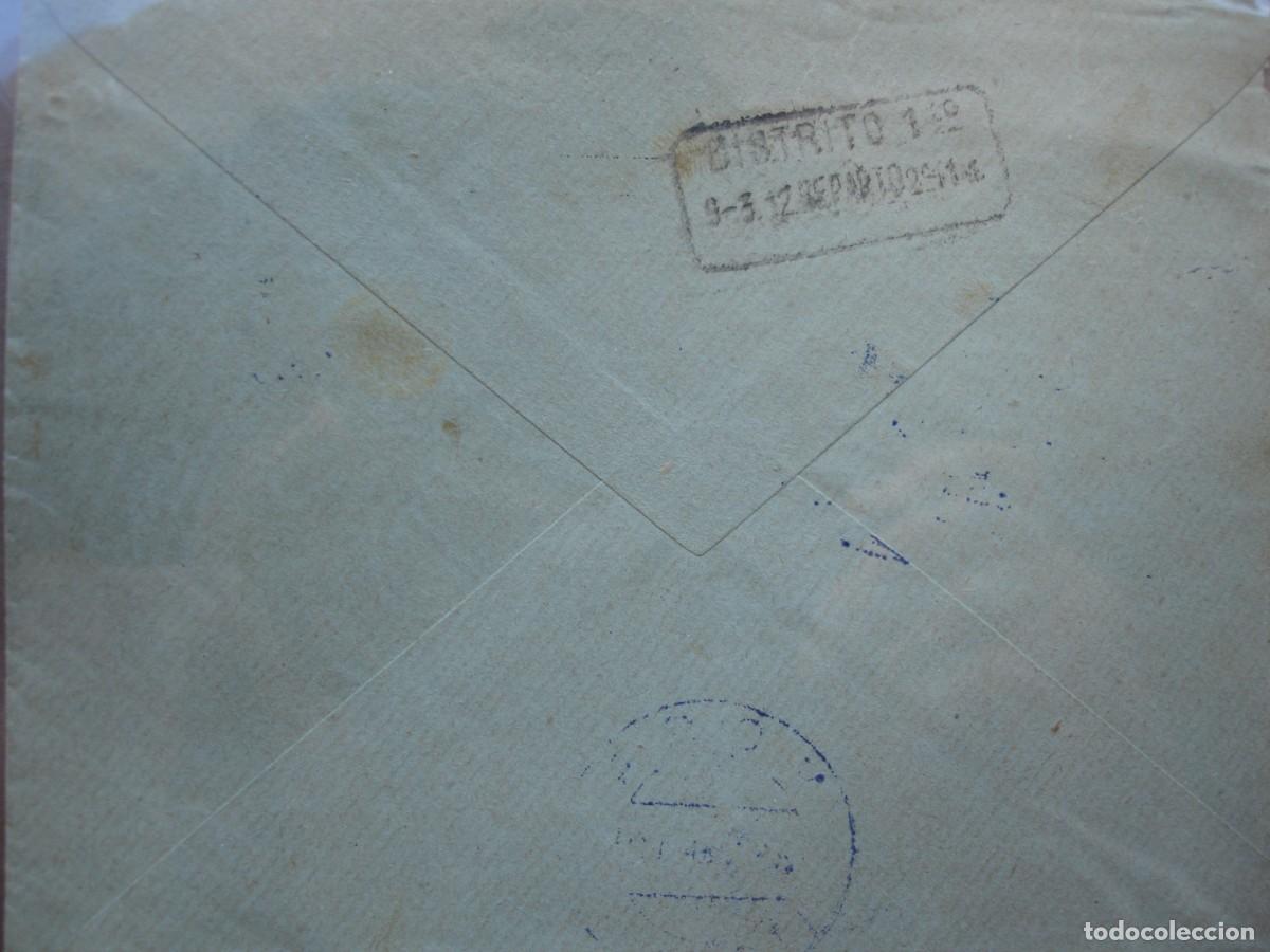 Sellos: SOBRE CIRCULADO MORA DE TOLEDO MADRID EUSTAQUIO MAESTRO - Foto 2