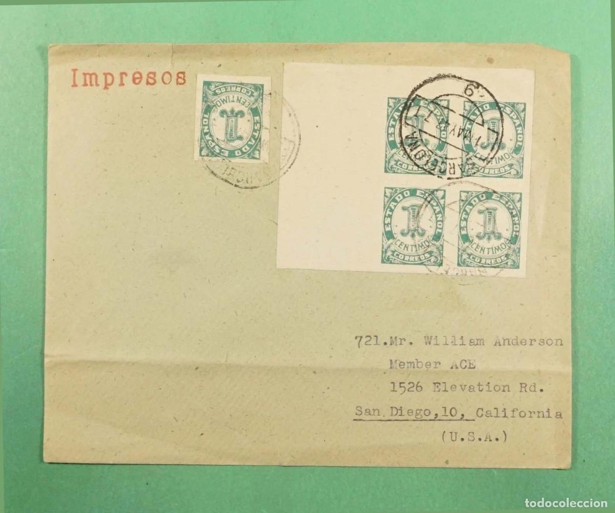 Sellos: BARCELONA A USA 1947 IMPRESOS - Foto 1