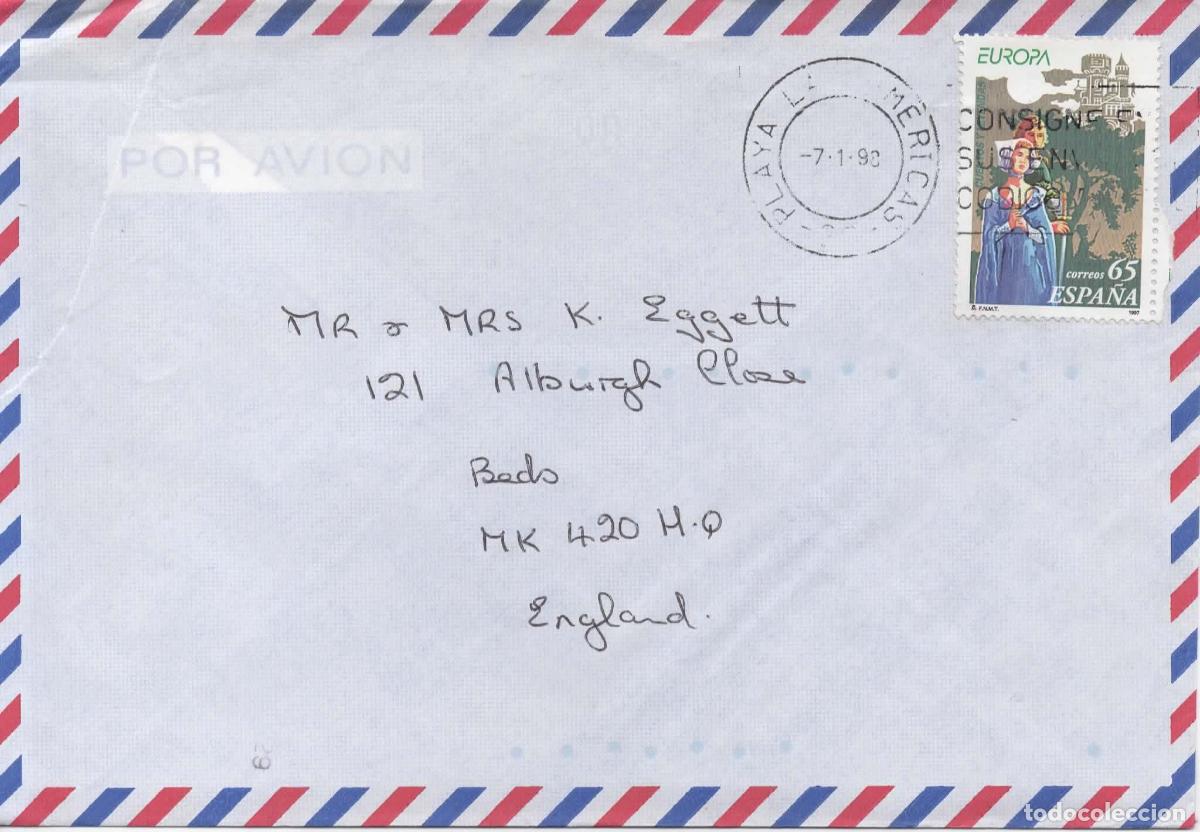 Sellos: PLAYA DE LAS AMERICAS TENERIFE CANARIAS SELLO EUROPA CEPT 1997 TALES