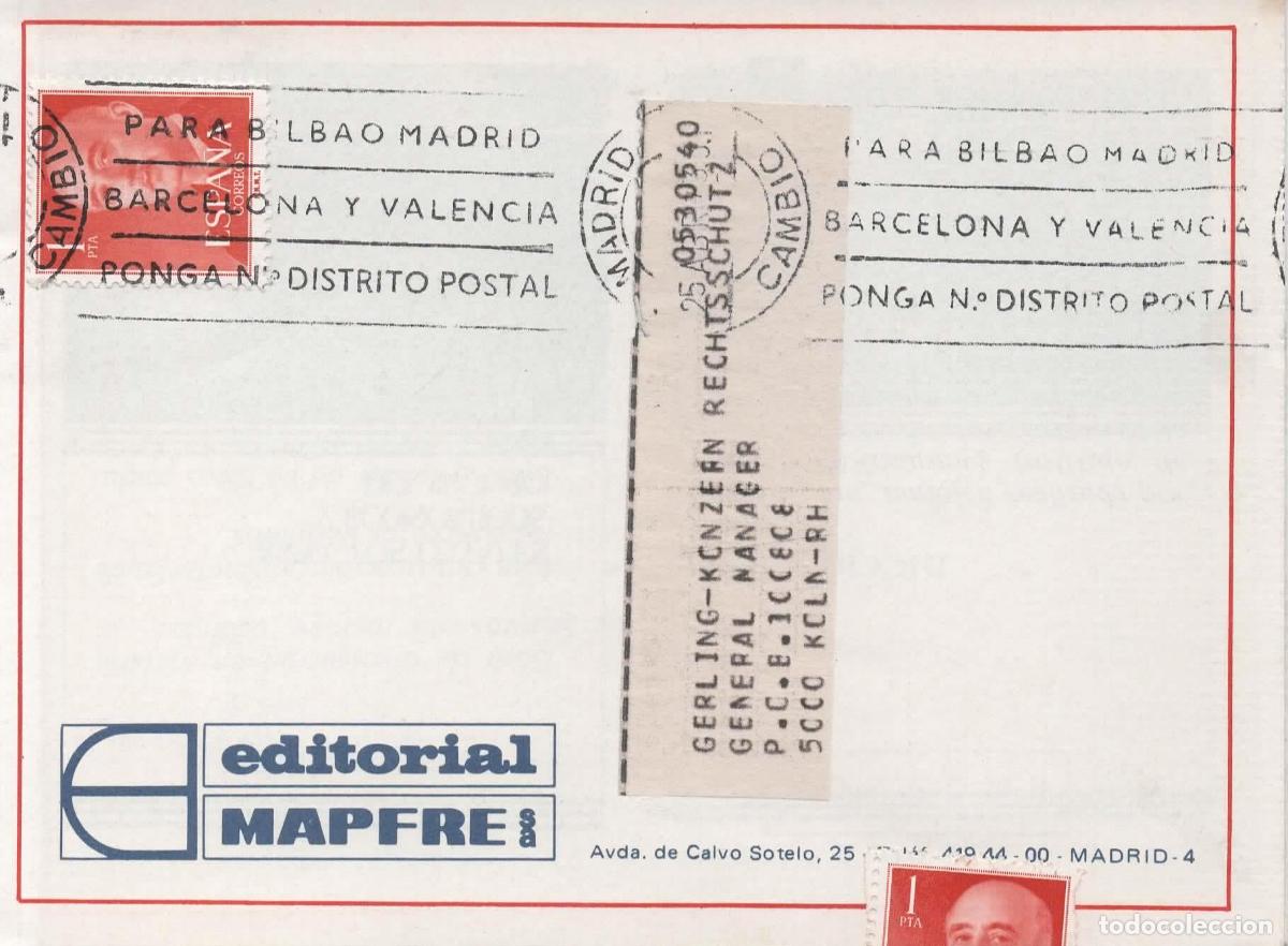 Sellos: MADRID CAMBIO IMPRESOS 1973 - Foto 1