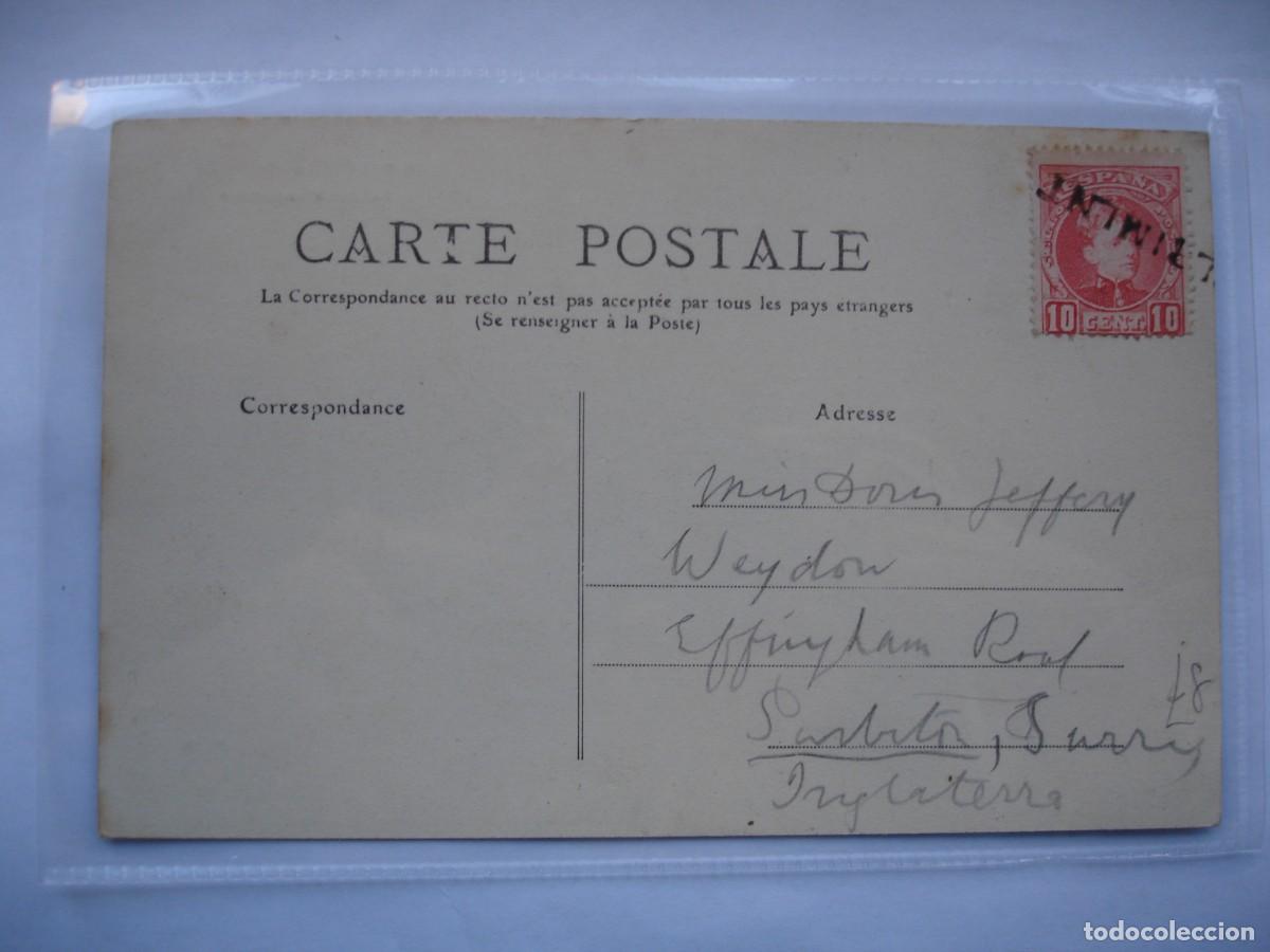 Sellos: TARJETA POSTAL CIRCULADA ESPA&Ntilde;A INGLATERRA - Foto 1