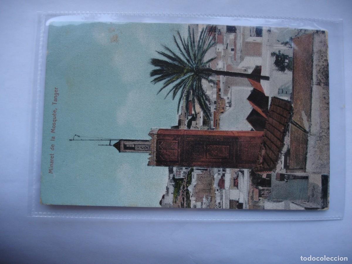 Sellos: TARJETA POSTAL CIRCULADA CORREO MARITIMO MALAGA INGLATERRA - Foto 2