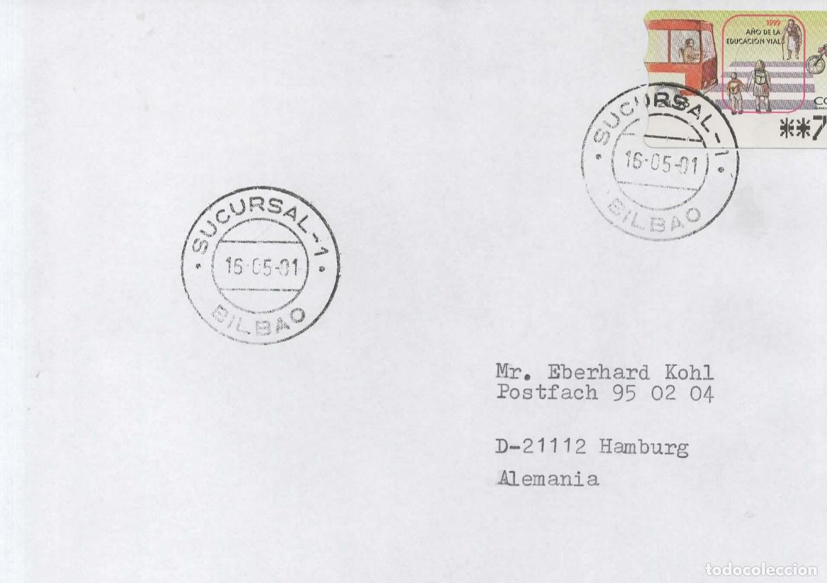 Sellos: BILBAO SUC-1 CC ATM EDUCACION VIAL ROAD SAFETY