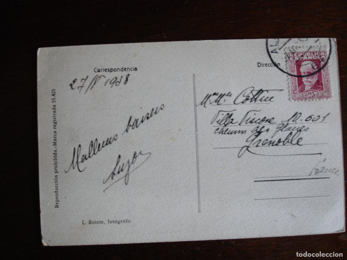 Sellos: TARJETA POSTAL CIRCULADA ALGECIRAS CADIZ FRANCIA