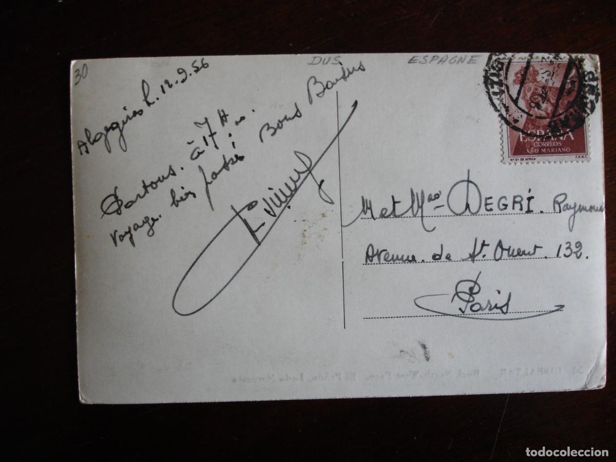 Sellos: TARJETA POSTAL CIRCULADA ALGECIRAS CADIZ FRANCIA