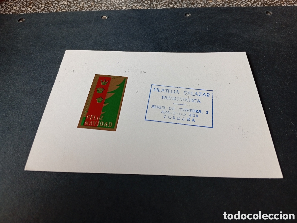 Sellos: Tarjeta Postal plaza de la reina - Foto 2