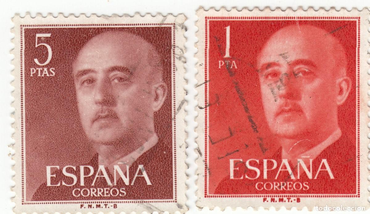 Sellos: 1960 2 SELLOS 1 Y PTS FRANCO FNMT B. CONGRESO INTERNACIONAL FILATELIA