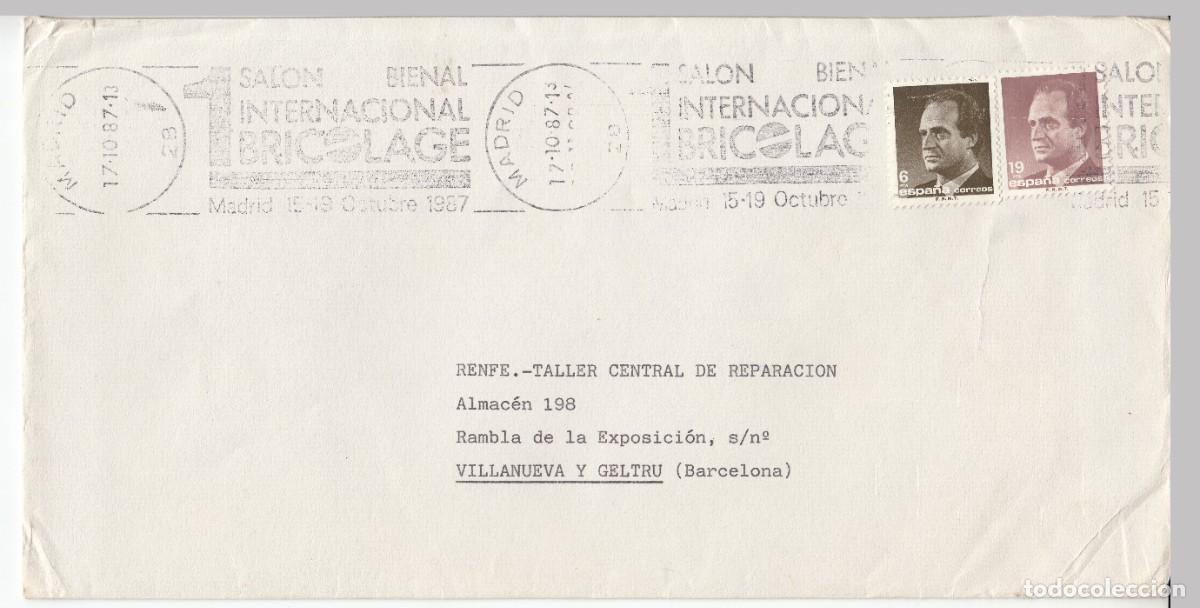 Sellos: 1987 MADRID MATASELLOS 1 SALON INTERNACIONAL BRICOLAGE