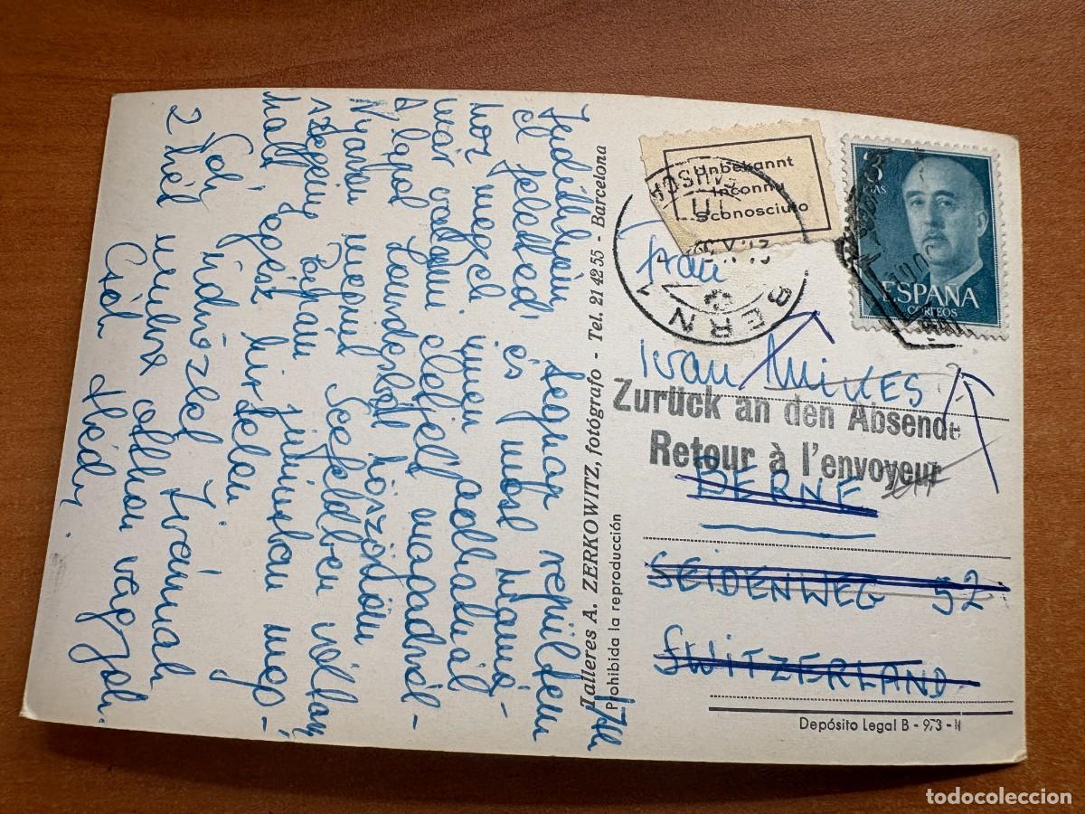 Sellos: Lote 4 postales con destinatario desconocido