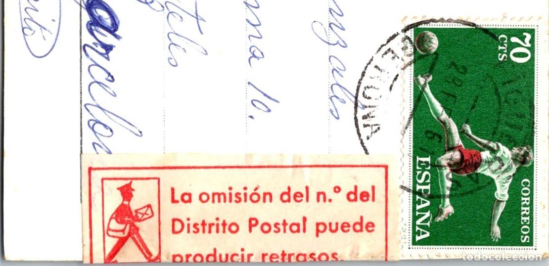 Sellos: Rara Pegatina de Correos: La omisi&oacute;n del n&ordm; del Distrito Postal puede producir..- En Postal Figueras