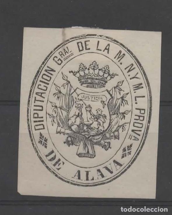 Sellos: FRAGMENTO CON MARCA DE LA DIPUTACION GENERAL DE ALAVA