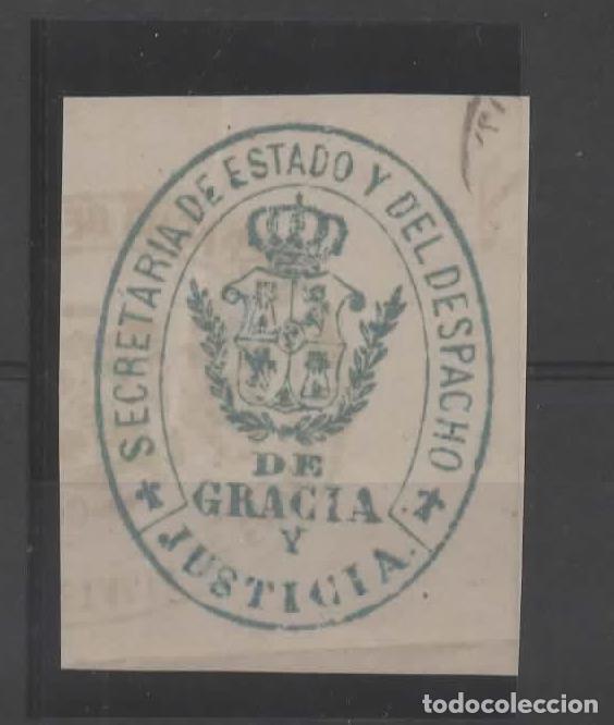 Sellos: FRAGMENTO CON MARCA DEL MINISTERIO DE GRACIA Y JUSTICIA SECRETARIA DE ESTADO Y DEL DESPACHO