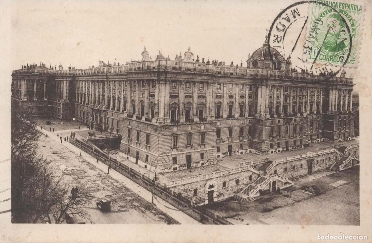 Sellos: POSTAL MADRID A FRANCIA CON MAT ALCANCE 1935