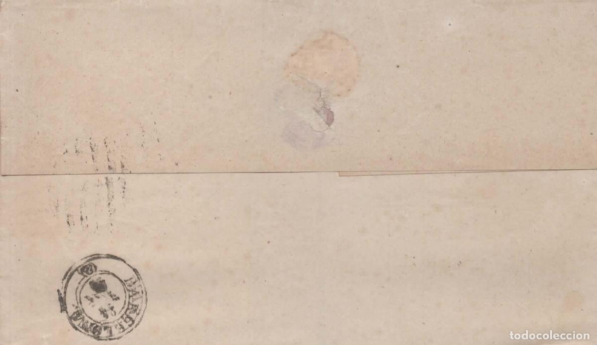 Sellos: ENVUELTA ALICANTE A BARCELONA 1870 - Foto 2