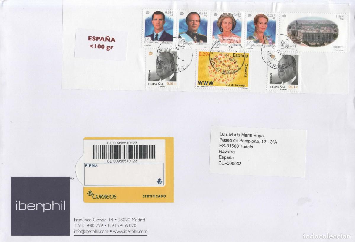 Sellos: MADRID CC CERTIFICADA SELLOS FAMILIA REAL ROYAL FAMILY