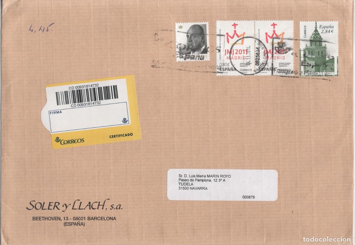 Sellos: BARCELONA CERTIFICADA JORNADA JUVENTUD MADRID RELIGION CATEDRAL DE ALBARRACIN TERUEL