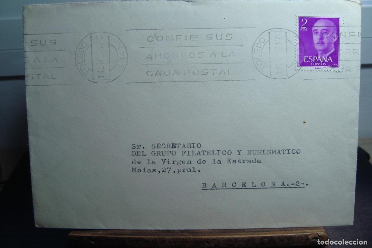Sellos: ANTIGUO SOBRE PERSONAL JOSE MARIA MANSILLA GUTIERREZ. CANONIGO. DIGNIDAD DE TESORERO. TOLEDO 1967?