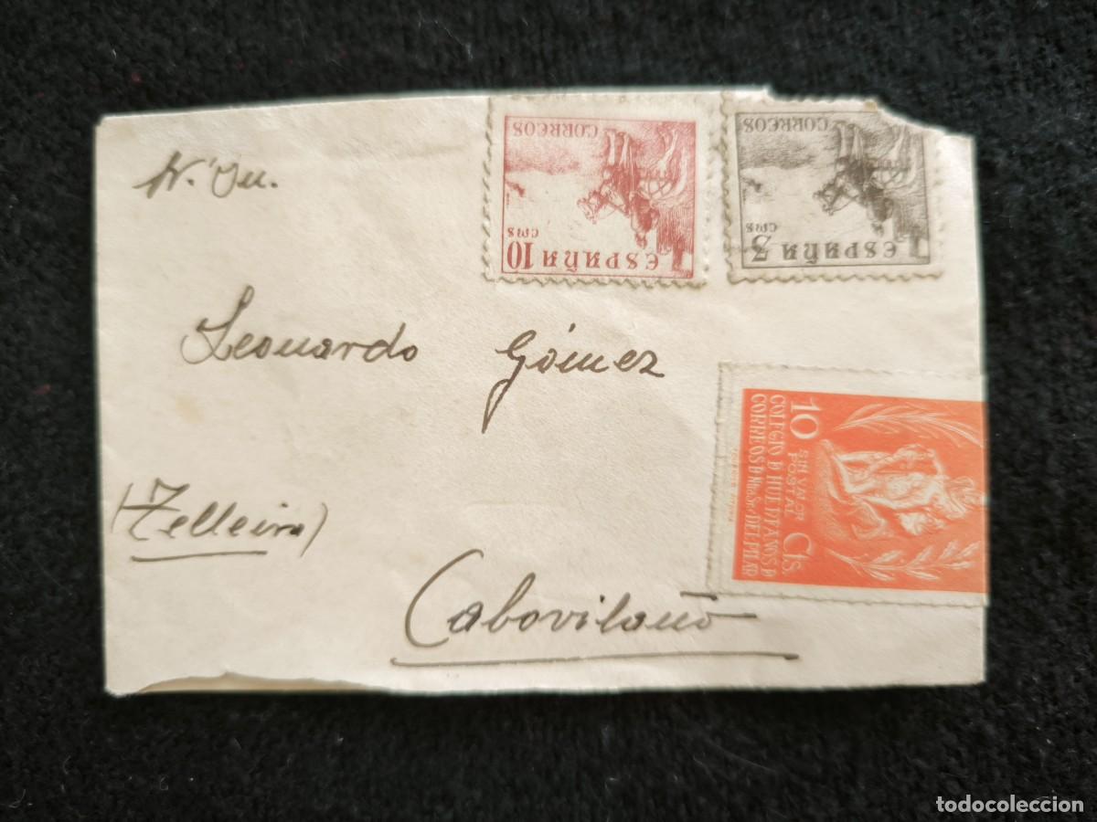 Sellos: Antiguo Sobre Circulado Con Sellos &ndash; Historia Postal Para Coleccionistas