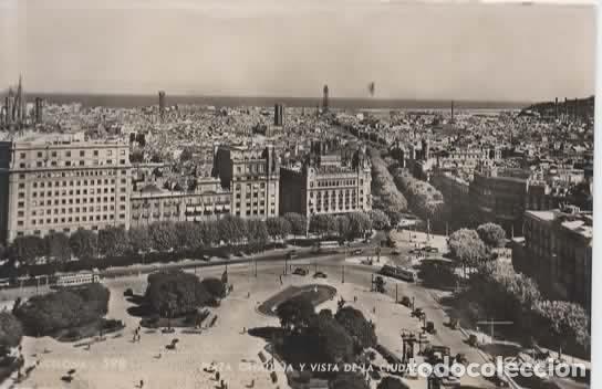 Sellos: BARCELONA POSTAL CON SELLO 2 PESETAS ROJO - Foto 2