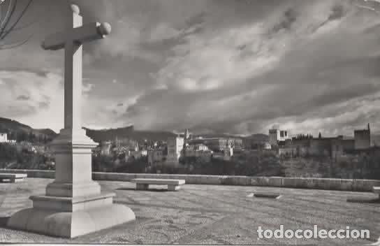 Sellos: GRANADA POSTAL 1959 CON MAT HEXAGONAL AEREO - Foto 2