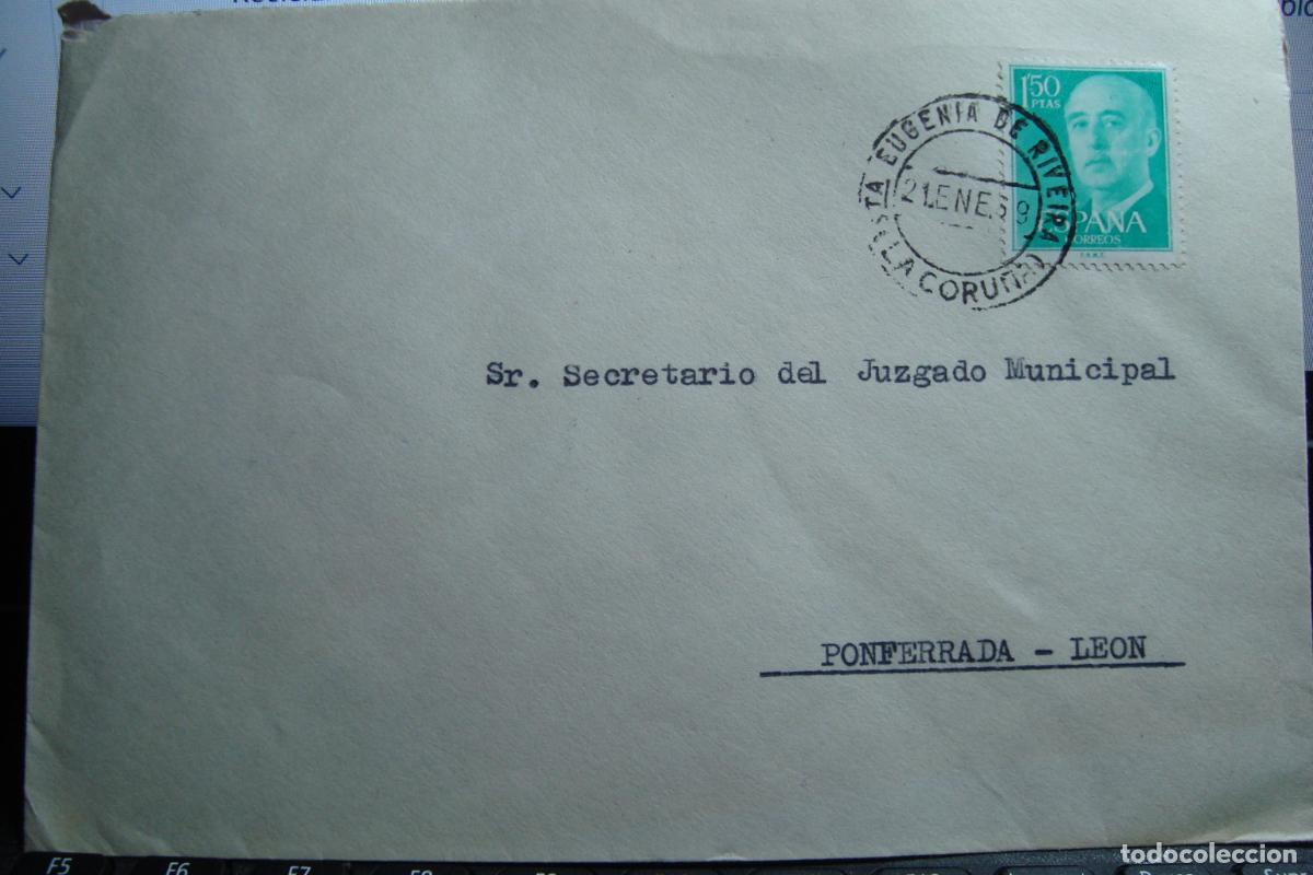 Sellos: ANTIGUO SOBRE COMERCIAL RAMON LOPEZ CALO. ABOGADO SANTA EUGENIA DE RIVEIRA CORUNA 1969